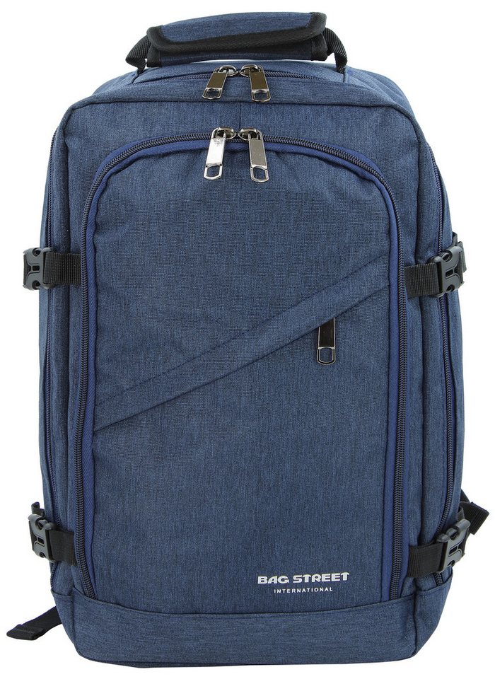 BAG STREET INTERNATIONAL Freizeitrucksack Groß 19 Liter gepolstert Organizer Fach Unisex Freizeit Reise Job, Organizerfach von BAG STREET INTERNATIONAL