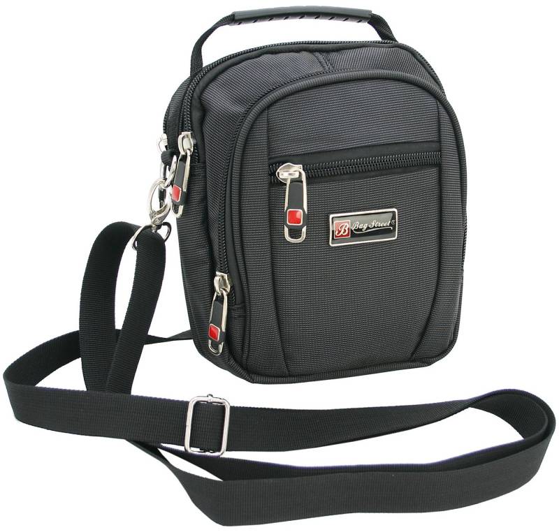 BAG STREET INTERNATIONAL Schultertasche Kleine Herren Crossover Umhängetasche auch als Gürteltasche zu tragen, Leicht von BAG STREET INTERNATIONAL
