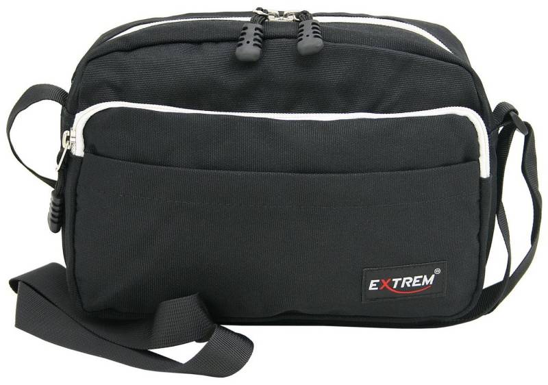 BAG STREET INTERNATIONAL Schultertasche - Kleine Umhängetasche, Freizeittasche - Nylon crossbag, Schwarz von BAG STREET INTERNATIONAL