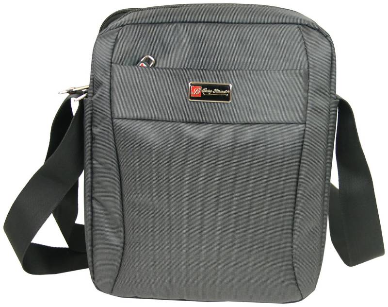 BAG STREET INTERNATIONAL Schultertasche - Messenger Bag mit Tabletfach - Umhängetasche Nylon Schwarz, Leicht von BAG STREET INTERNATIONAL
