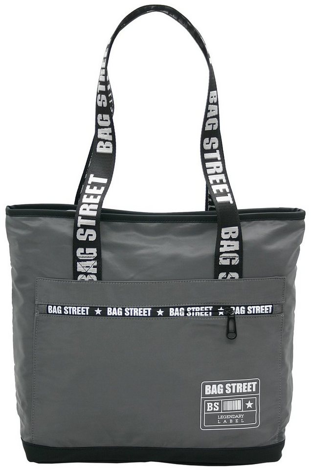 BAG STREET INTERNATIONAL Schultertasche Nylon Shopping Bag mit Henkel-Print von BAG STREET INTERNATIONAL