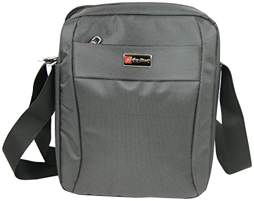 BAG STREET Schultertasche - 22 x 28 x 10 cm - Messenger Bag mit Tablet-Fach - Umhängetasche für Männer - Nylon von BAG STREET INTERNATIONAL