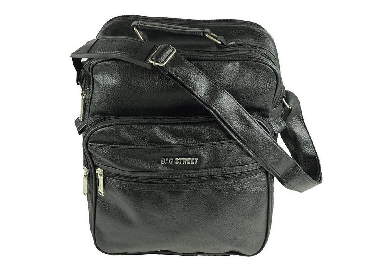 BAG STREET Flugumhänger Bag Street Herren Umhängetasche Tasche (Umhängetasche), Herren Tasche in schwarz, ca. 28cm Breite von BAG STREET