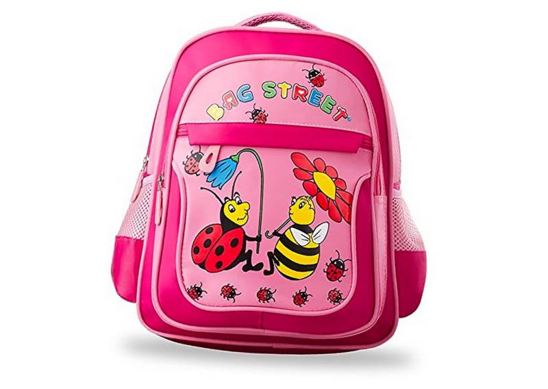BAG STREET Freizeitrucksack Bag Street Kinder Sporttasche Rucksack, Kinder Freizeitrucksack Synthetik, pink ca. 26cm hoch von BAG STREET