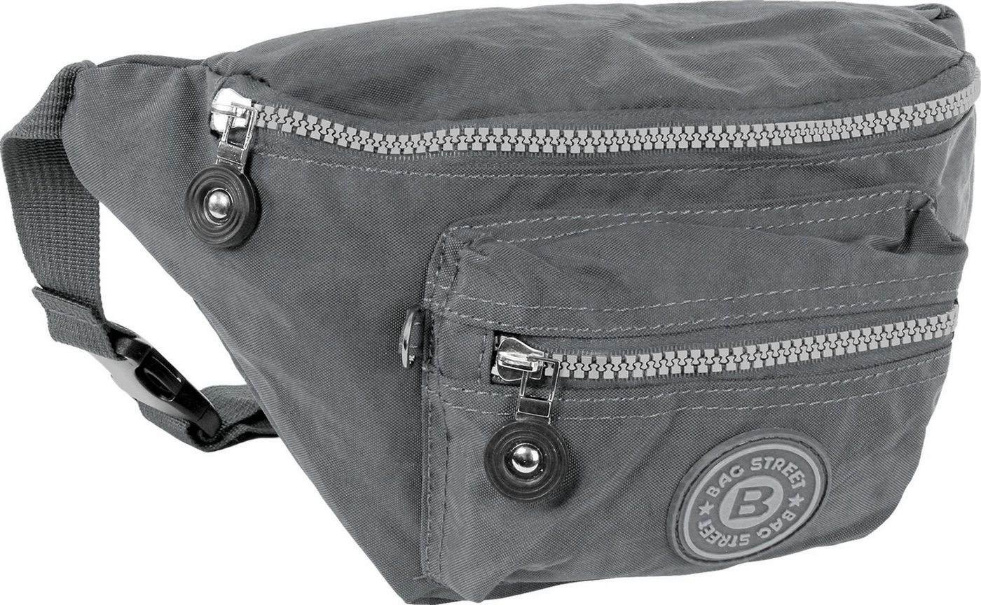 BAG STREET Gürteltasche Bag Street Damen Herren Bauchtasche (Gürteltasche), Gürteltasche Nylon, blau ca. 27cm x ca. 16cm von BAG STREET
