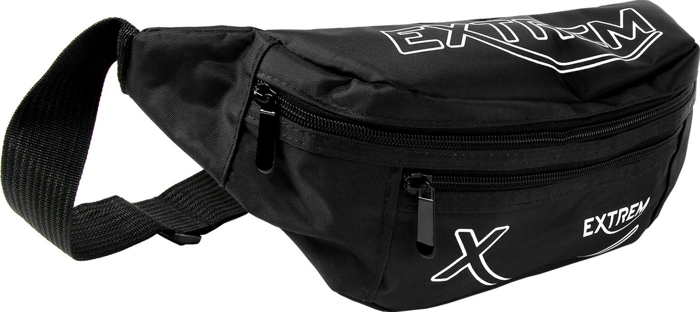 BAG STREET Gürteltasche Bag Street Damen Herren Gürteltasche (Gürteltasche), Damen, Herren, Jugend Gürteltasche Nylon, schwarz ca. 12cm hoch von BAG STREET