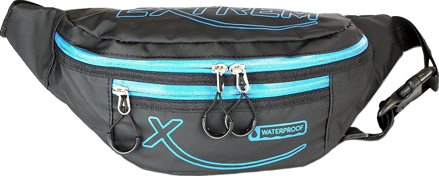 BAG STREET Gürteltasche Bag Street Damen Herren Gürteltasche (Gürteltasche), Damen, Herren, Jugend Gürteltasche Synthetik, schwarz, blau 12cm hoch von BAG STREET