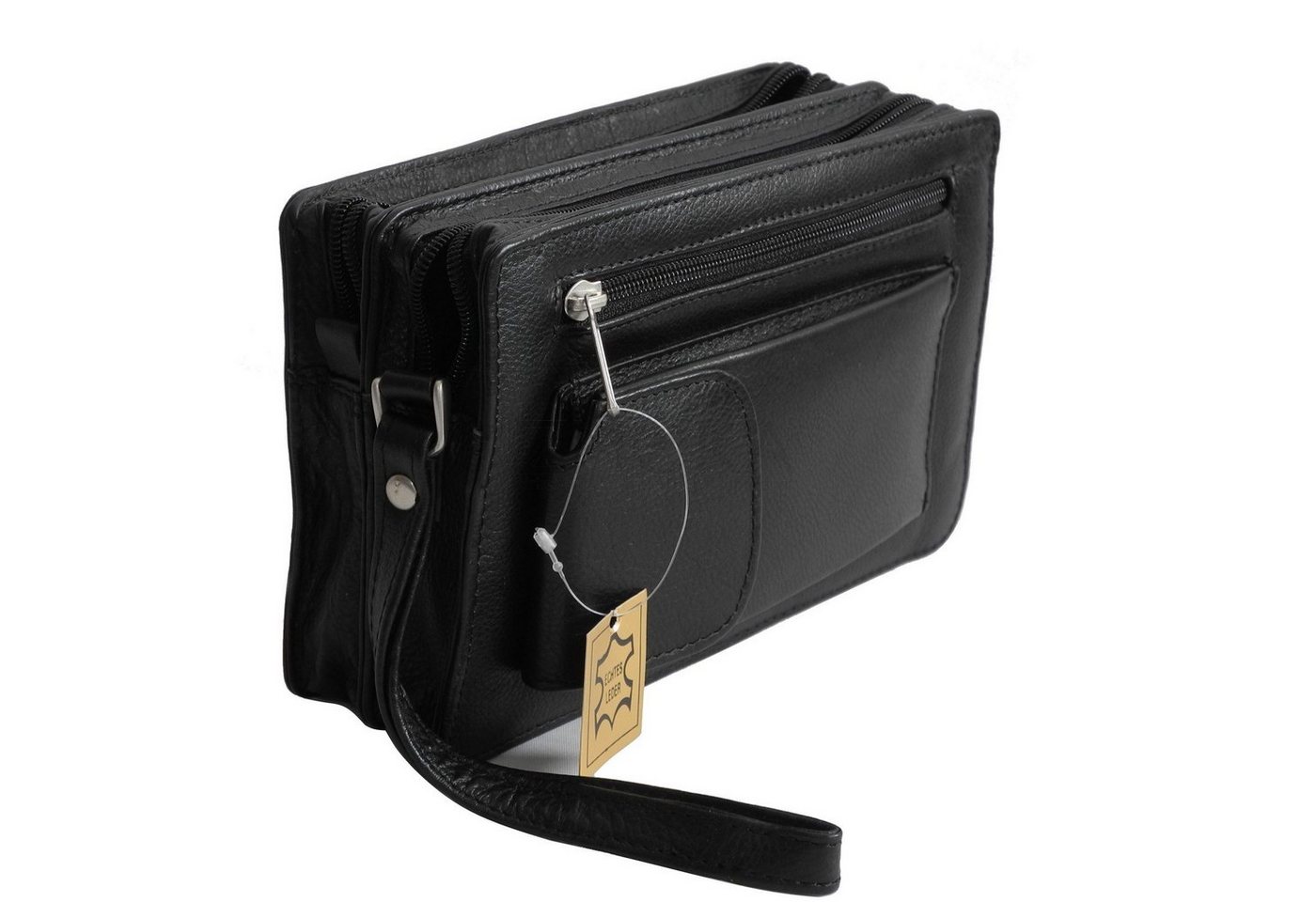 BAG STREET Handgelenktasche Bag Street - Leder Herren Handgelenktasche Herrentasche Auswahl von BAG STREET