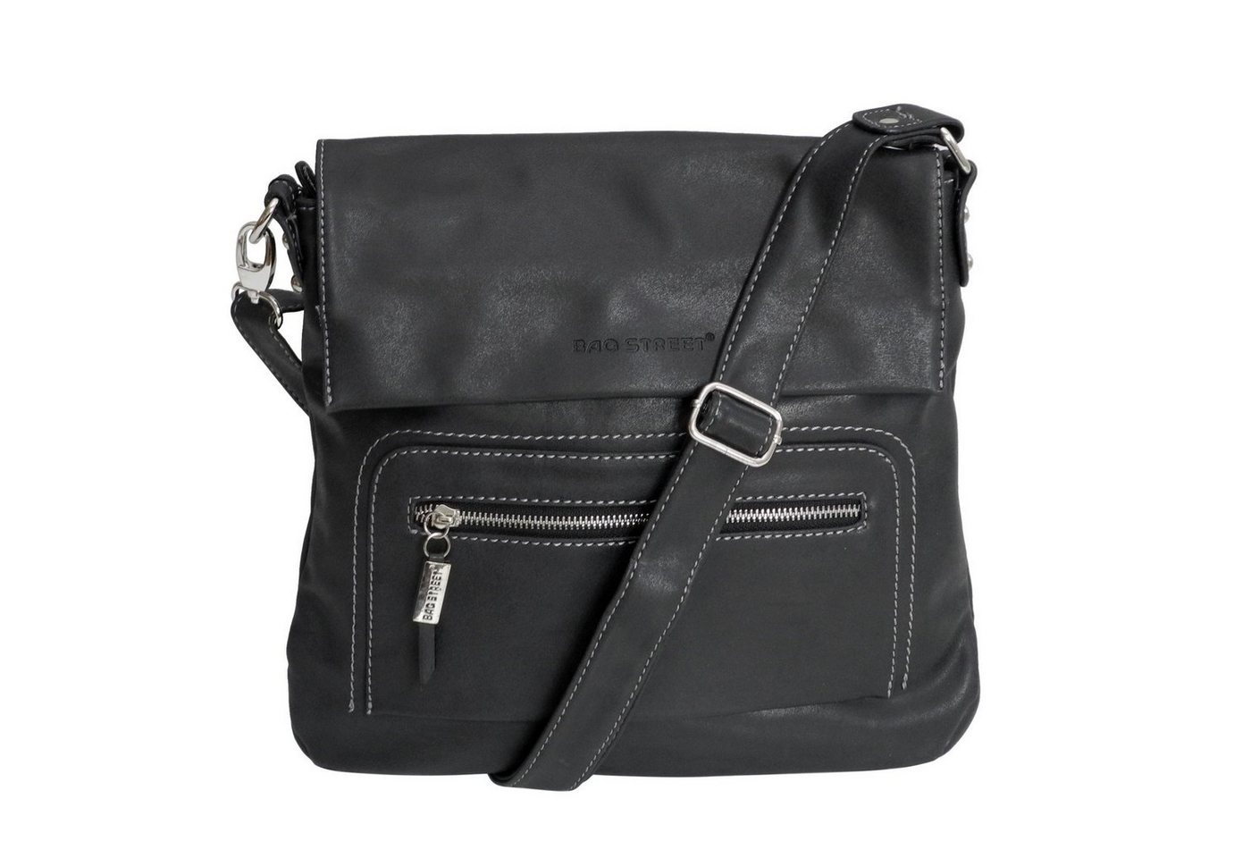 BAG STREET Handtasche Bag Street - Damen Messengerbag Damentasche Umhängetasche Auswahl von BAG STREET