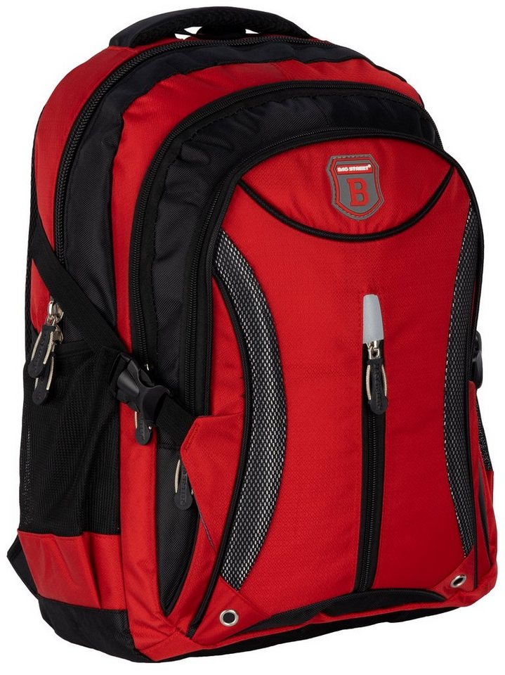 BAG STREET Rucksack Rucksack Damen Herren Sport Schulrucksack Freizeit Reise Wandern Arbei, Freizeitrucksack, Sportrucksack, Businessrucksack von BAG STREET