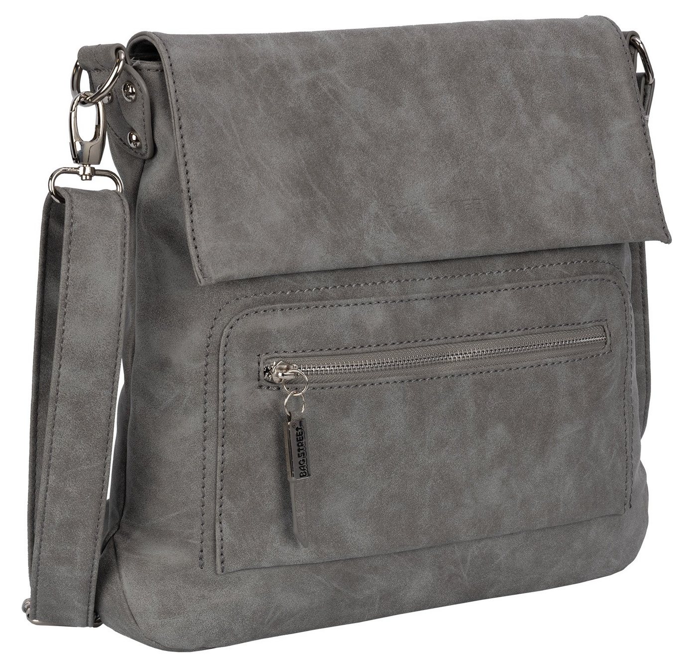 BAG STREET Umhängetasche Bag Street Damentasche Umhängetasche Handtasche Schultertasche T0103, als Schultertasche, Umhängetasche tragbar von BAG STREET