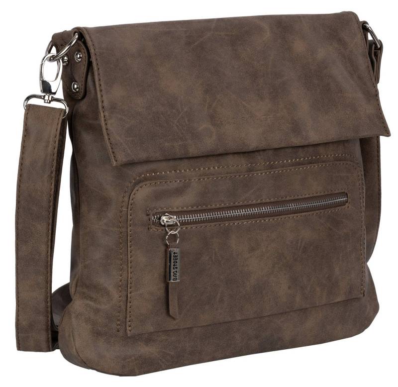 BAG STREET Sporttasche Bag Street Damentasche Umhängetasche Handtasche Schultertasche, als Schultertasche, Umhängetasche tragbar von BAG STREET