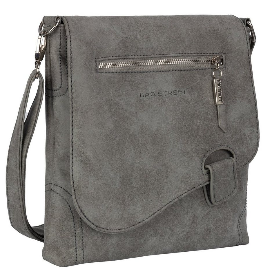 BAG STREET Umhängetasche Bag Street Damentasche Umhängetasche Handtasche Schultertasche T0104, als Schultertasche, Umhängetasche tragbar von BAG STREET