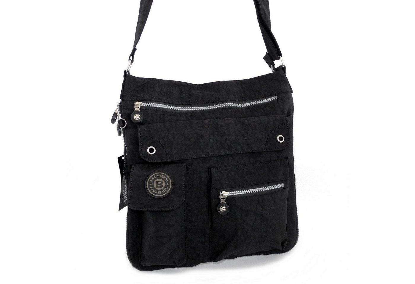 BAG STREET Umhängetasche Bag Street - Damen Herren Messengerbag Stofftasche Umhängetasche Auswa von BAG STREET