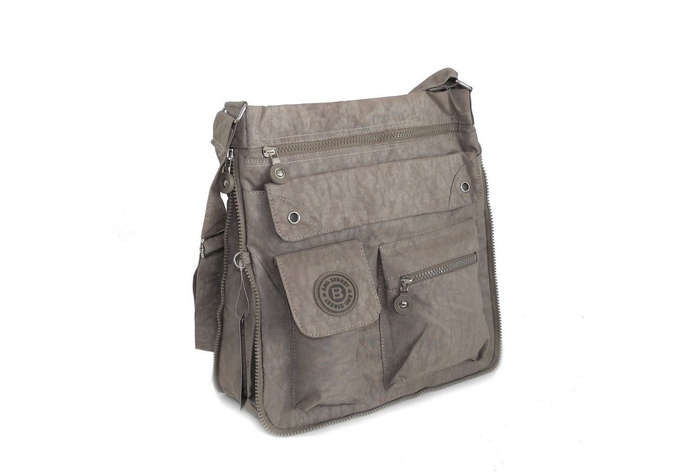 BAG STREET Umhängetasche Bag Street - Damen Herren Messengerbag Stofftasche Umhängetasche Auswa von BAG STREET