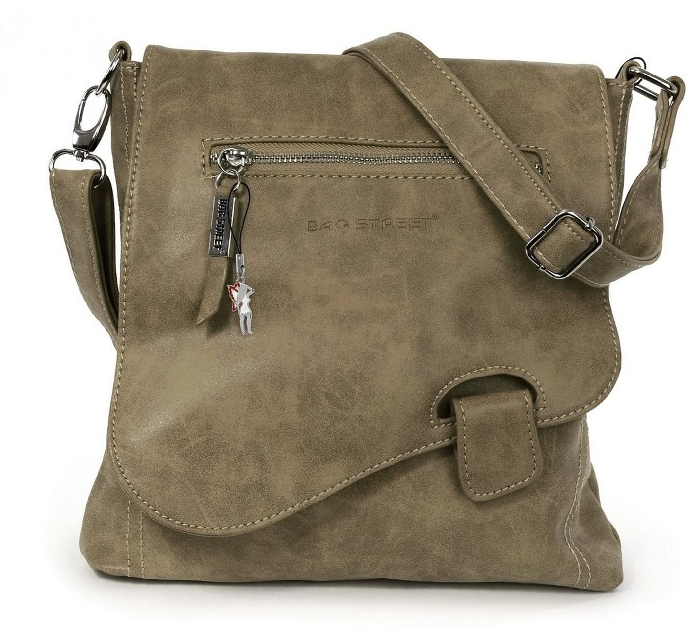 BAG STREET Umhängetasche Bag Street Kunstleder Damenhandtasche (Schultertasche, Schultertasche), Damen, Jugend Tasche braun von BAG STREET