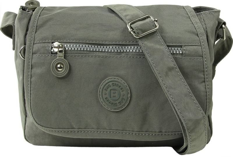 BAG STREET Umhängetasche Bag Street Nylon Umhängetasche grau Damen (Umhängetasche), Damen, Jugend Umhängetasche Nylon, grau ca. 22cm x ca. 15cm von BAG STREET