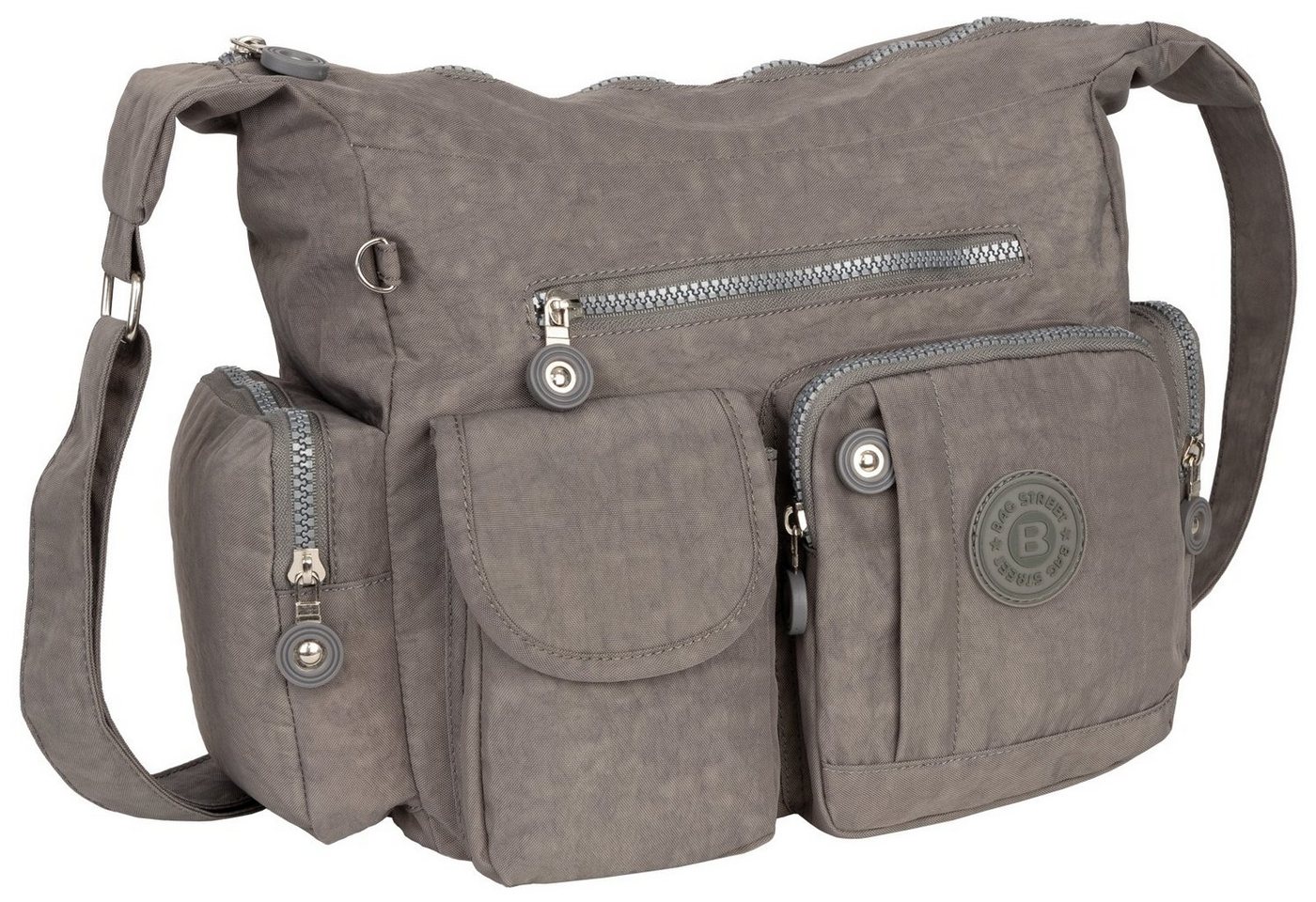 BAG STREET Umhängetasche Damentasche Umhängetasche Handtasche Schultertasche Schwarz Grau, als Schultertasche, Umhängetasche tragbar BAG STREET Umhängetasche Damentasche Umhängetasche Handtasche Schultertasche Schwarz Grau, als Schultertasche, Umhängetasche tragbar von BAG STREET
