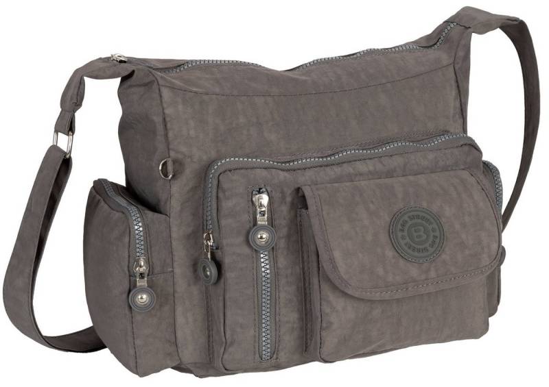 BAG STREET Umhängetasche Damentasche Umhängetasche Handtasche Schultertasche Taupe Grau, als Schultertasche, Umhängetasche tragbar von BAG STREET