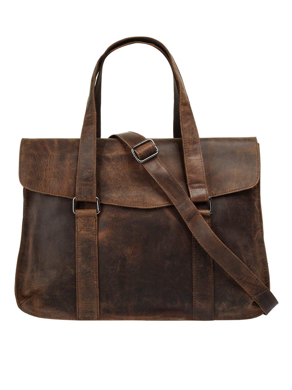 BAGAN Shopper Damen Leder, braun von BAGAN