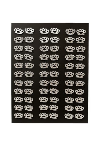 36 Paar Ohrringe im Schlagring-Design – Silberfarbener Modeschmuck Ohrstecker – Trendiger Ohrschmuck für Damen & Herren von BAGANO