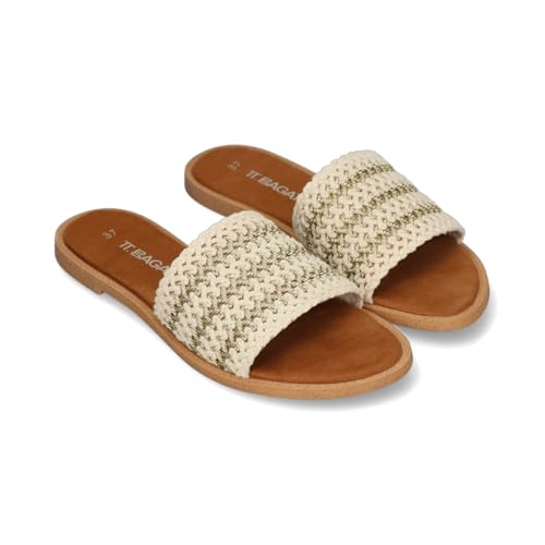 BAGATT D31AI2986900 Goa Offwhite/Gold Gr. 39 von BAGATT