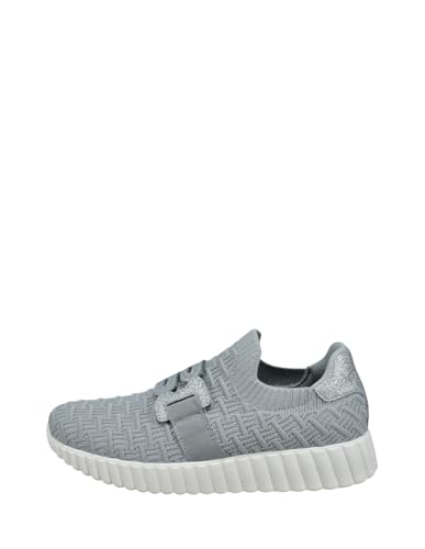 BAGATT Carini - Hellgrau/Silber Textil Schuhgröße 41, Weite Normal BAGATT Carini - Hellgrau/Silber Textil Schuhgröße 41, Weite Normal von BAGATT