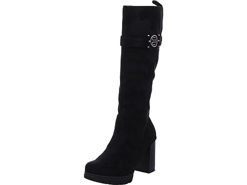 BAGATT Damen Amila Evo Knee Boot, Black, 39 EU von BAGATT