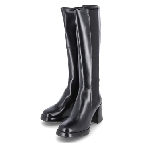 BAGATT Damen Anissa Evo Knee Boot, Black, 37 EU von BAGATT