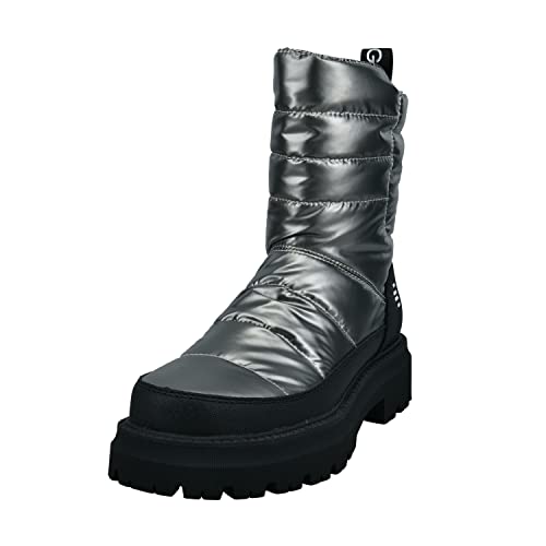 TT bagatt Damen Carley Boots, Silver/Black, 36 EU von BAGATT