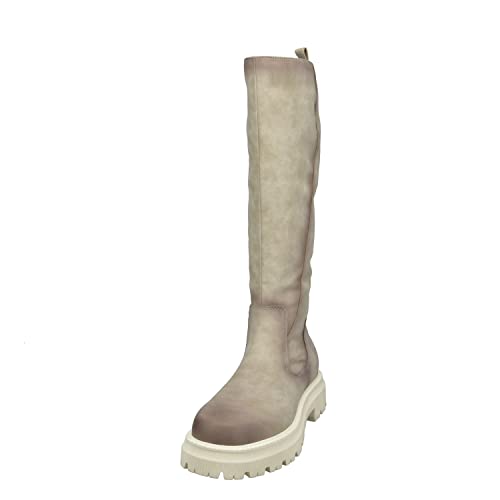 BAGATT Damen Carley Knee Boot, beige, 37 EU von BAGATT