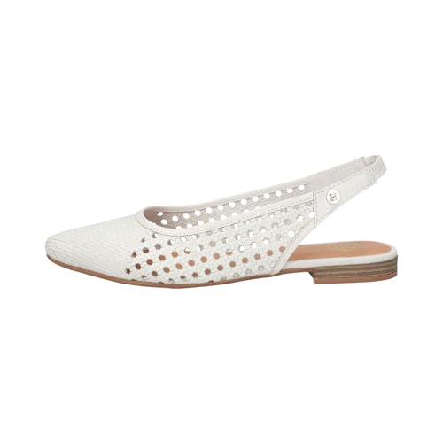 TT.BAGATT D11-AJO65 Damen Slipper, White, 38 EU von BAGATT