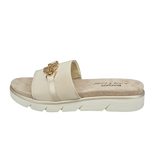 BAGATT Damen D31-67396 Mule, beige, 42 EU von BAGATT