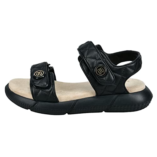 BAGATT Damen D31-A7886 Slide Sandal, schwarz, 36 EU von BAGATT