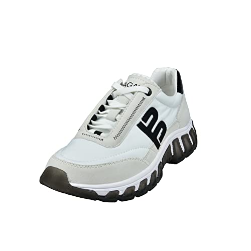 BAGATT Damen D31-AE903 Sneaker, White/Black, 40 EU von BAGATT