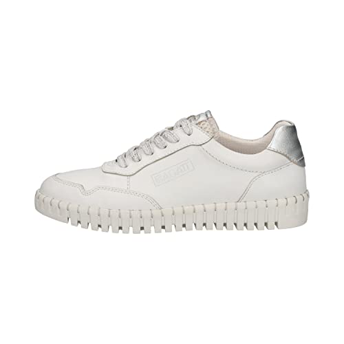 BAGATT Damen D31-AFJ01 Sneaker, White/Silver, 36 EU von BAGATT