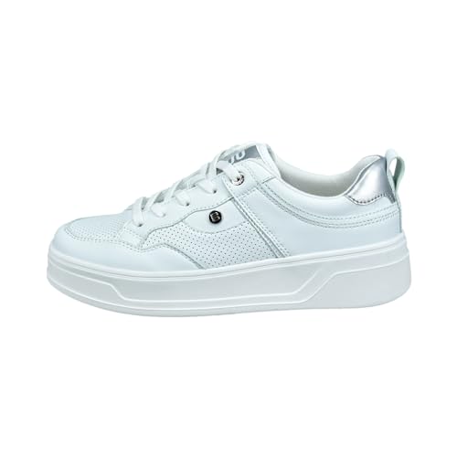 TT.BAGATT D31-AJJ06 Damen Schnürer, White / Silver, 36 EU von BAGATT