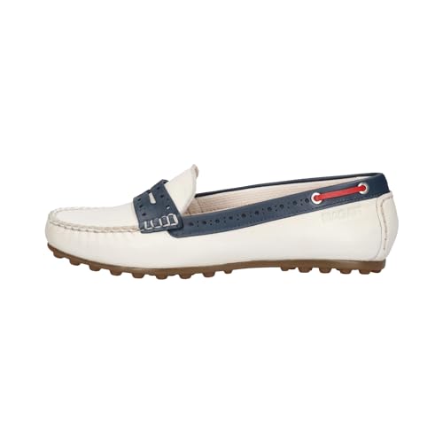 TT.BAGATT D31-AK660 Damen Slipper, White / Multicolour, 41 EU von TT.BAGATT