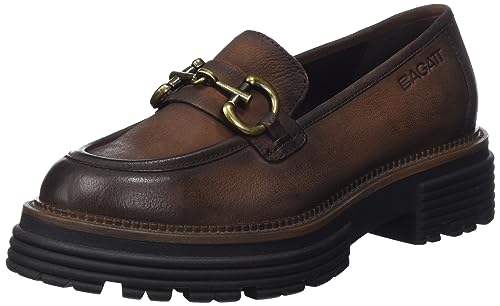 BAGATT Damen Enna Loafer, Dunkelbraun, 41 EU von BAGATT