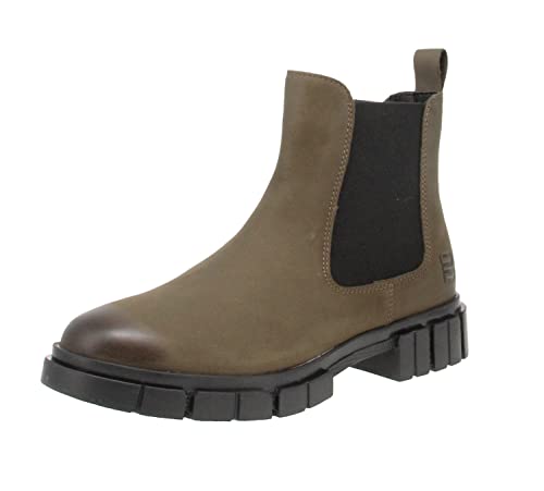 BAGATT Damen Fiona Chelsea Boot, Green/Black, 37 EU von BAGATT