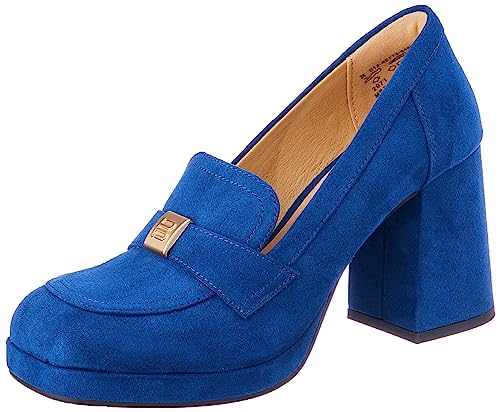 BAGATT Damen Gallarate Pump, Blue, 37 EU von BAGATT