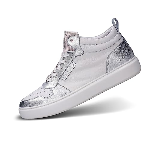 BAGATT Damen Gina Sneaker, Silber, 36 EU von BAGATT