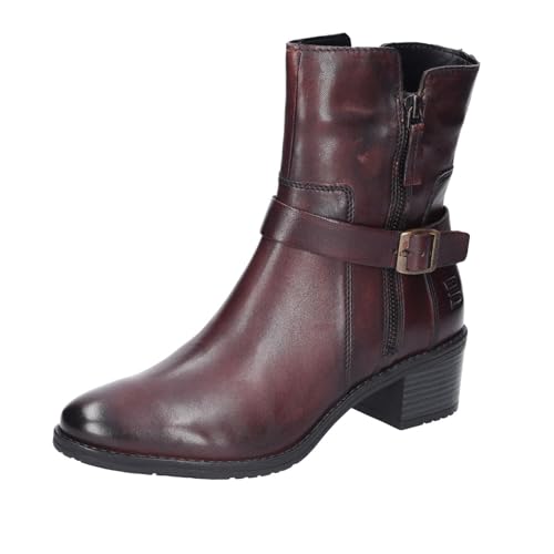 TT.BAGATT Damen D11-5623U Ankle Boots, Bordo, 37 EU von BAGATT