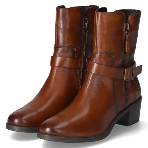 BAGATT Damen Stiefeletten Ruby I Braun Glattleder, Größe:37, Farbauswahl:braun von BAGATT