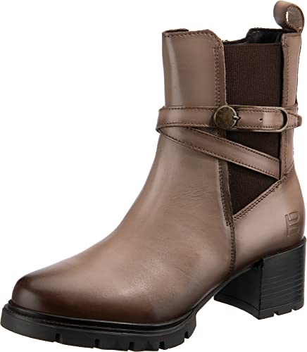 BAGATT Damen Yamila Ankle Boots, mid-Brown/Dark Brown, 41 EU von BAGATT