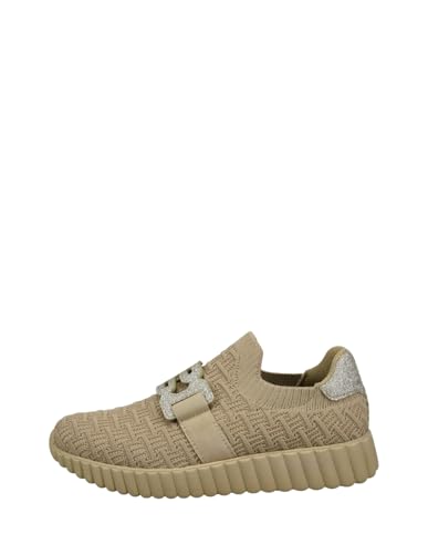 BAGATT Slipper - Beige/Gold Textil Schuhgröße 41, Weite Normal von BAGATT