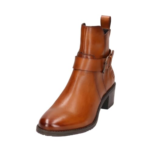 BAGATT Stiefelette - Cognac Leder/Synthetik Schuhgröße 38, Weite Normal von BAGATT