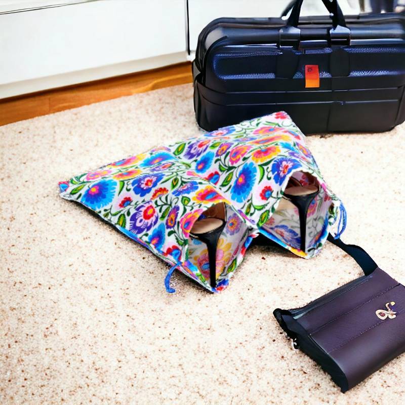 Torba Na Buty W Stylu Volkskunst, Woreczek Biéliznę, Bawelniany Organisator Podróżny, Weekendowa Ze Ściągaczem, Prezent Dla Niej Torba Na Buty W Stylu Volkskunst, Woreczek Biéliznę, Bawelniany Organisator Podróżny, Weekendowa Ze Ściągaczem, Prezent Dla Niej von BAGApl