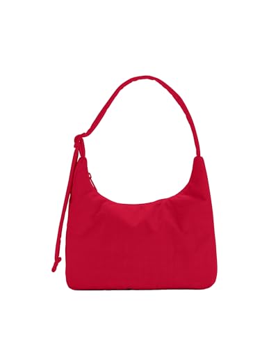 BAGGU Mini-Schultertasche aus Nylon, Candy Apple Red von BAGGU