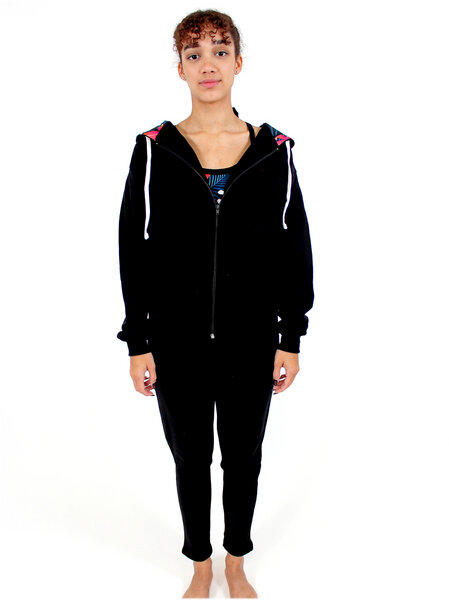 BAGHI Sweat Jacke organic schwarz GOTS von BAGHI